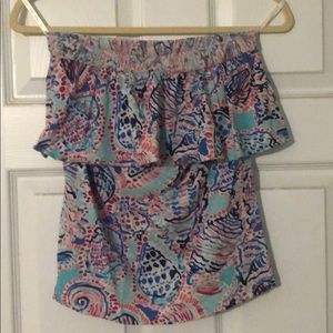 Lilly Pulitzer Wiley tube top
